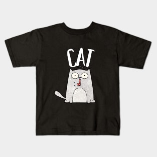 Cat Funny Shirts Kids T-Shirt